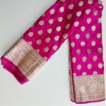 Majestic Banarasi Bridal Saree – Ruby Glow