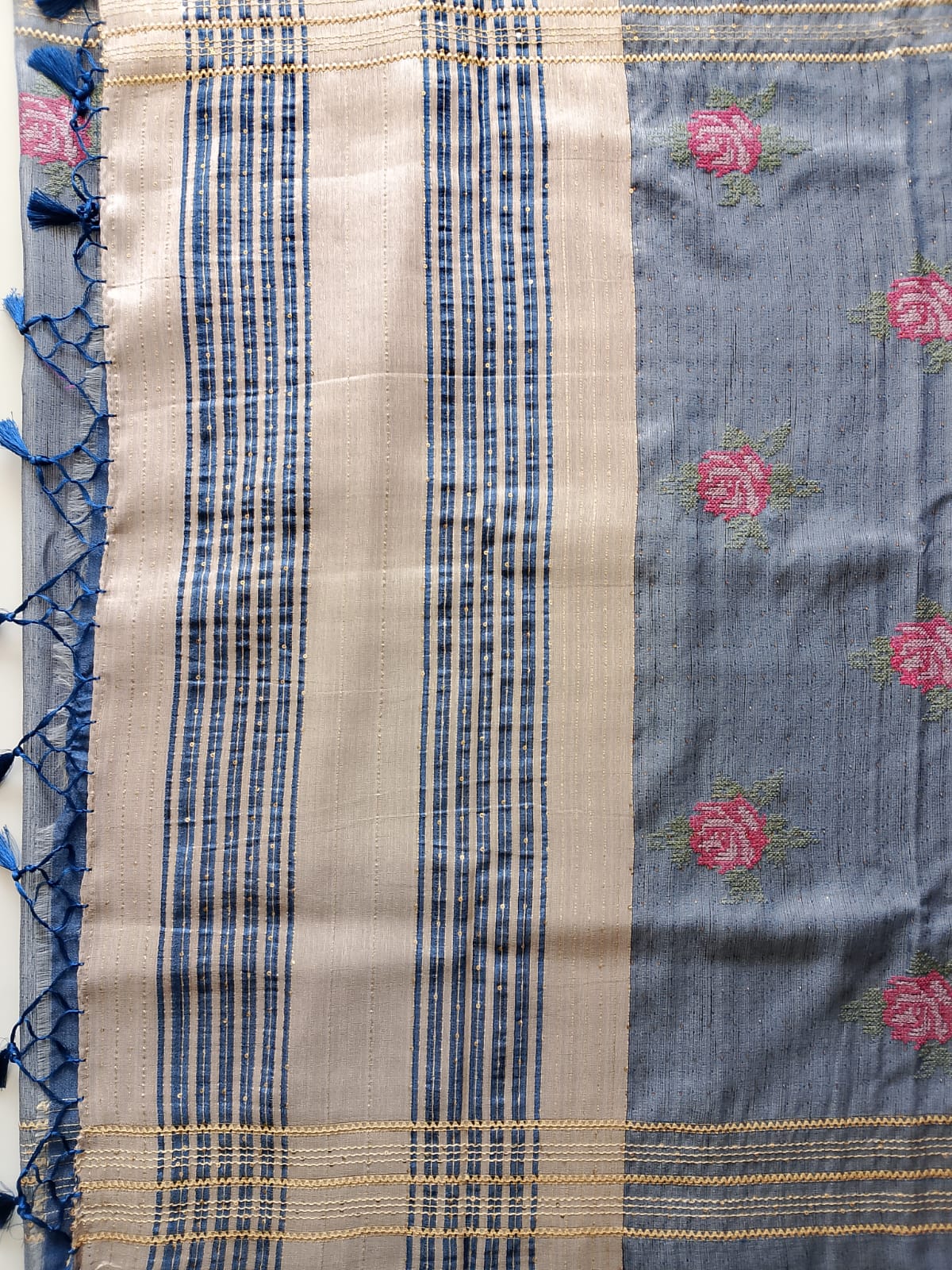 Midnight EleganceBangalore Silk Saree