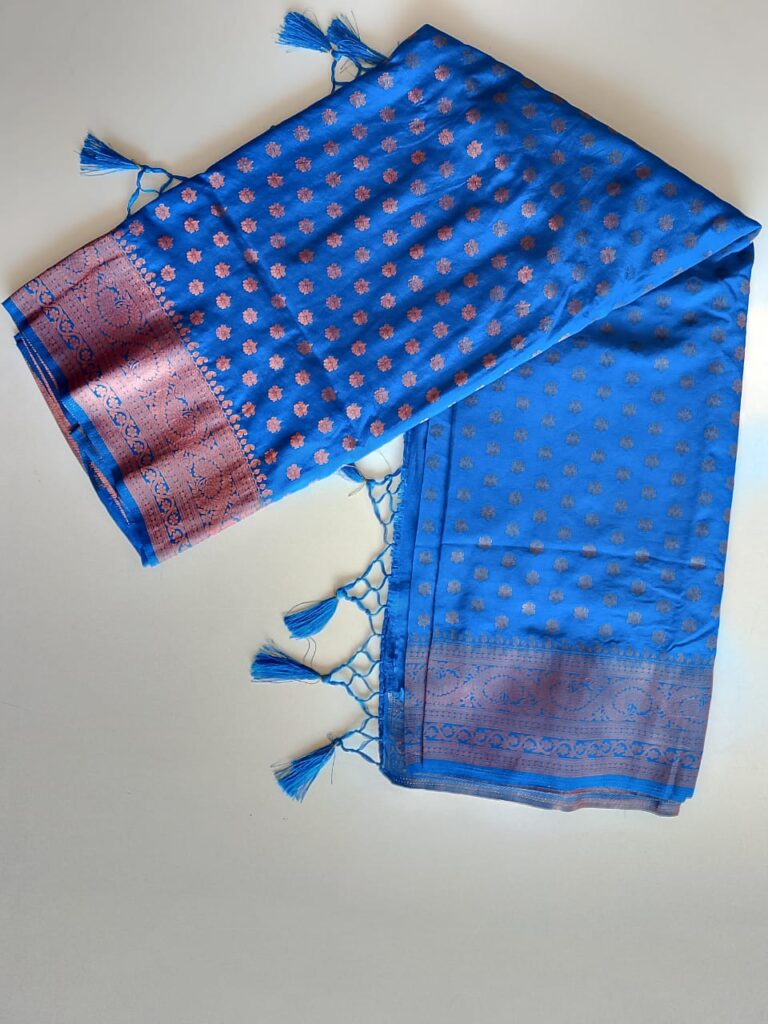 Rose Ember – Bangalore Silk Saree