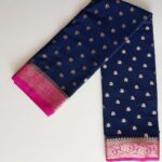 Midnight Bloom  Bangalore Silk Saree