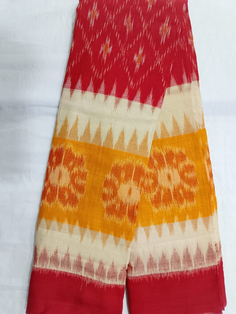 Sambalpuri Handwoven Soft Cotton Saree