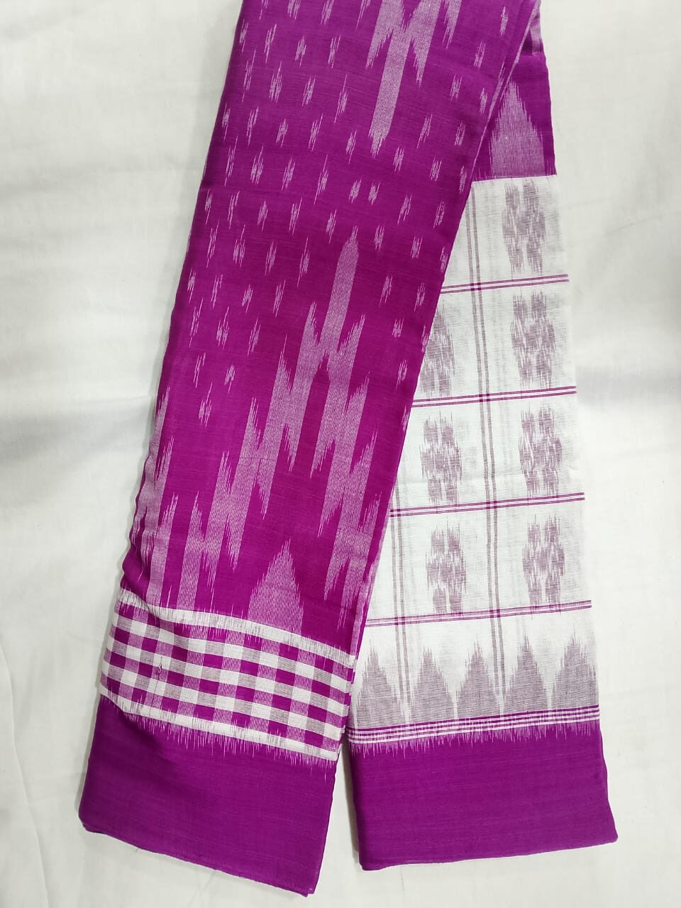 Sambalpur Cotton Saree Elegant Handwoven