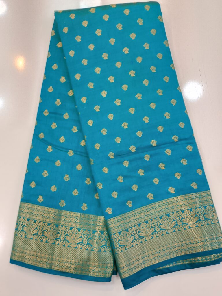 Elegant Bangalore Silk Saree, Juss Apparels