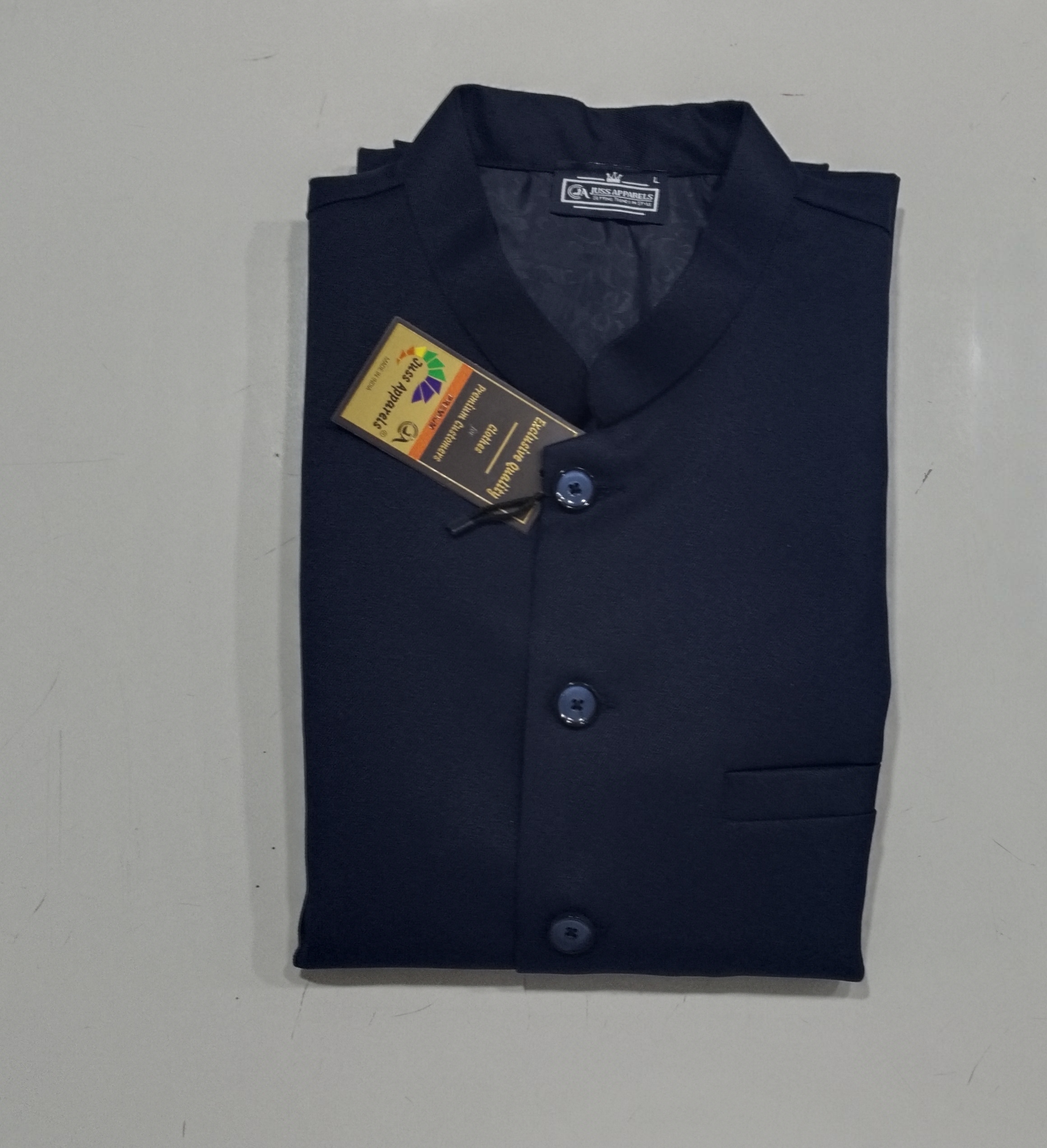 Classic Nehru Jacket for Men, Elegant Formal