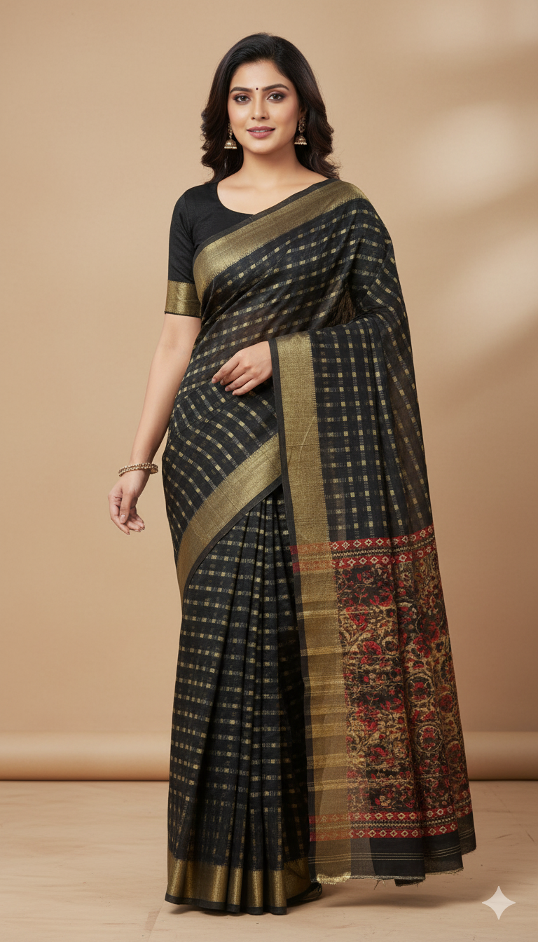 Cotton Saree-Juss Apparels,Comfortable Wear