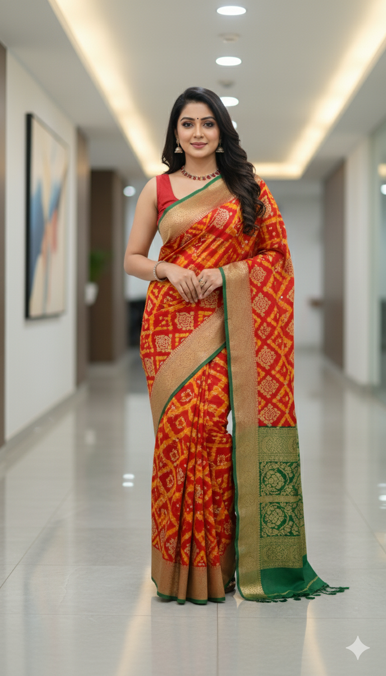 Saree by Juss Apparels – Elegant Daily Wear