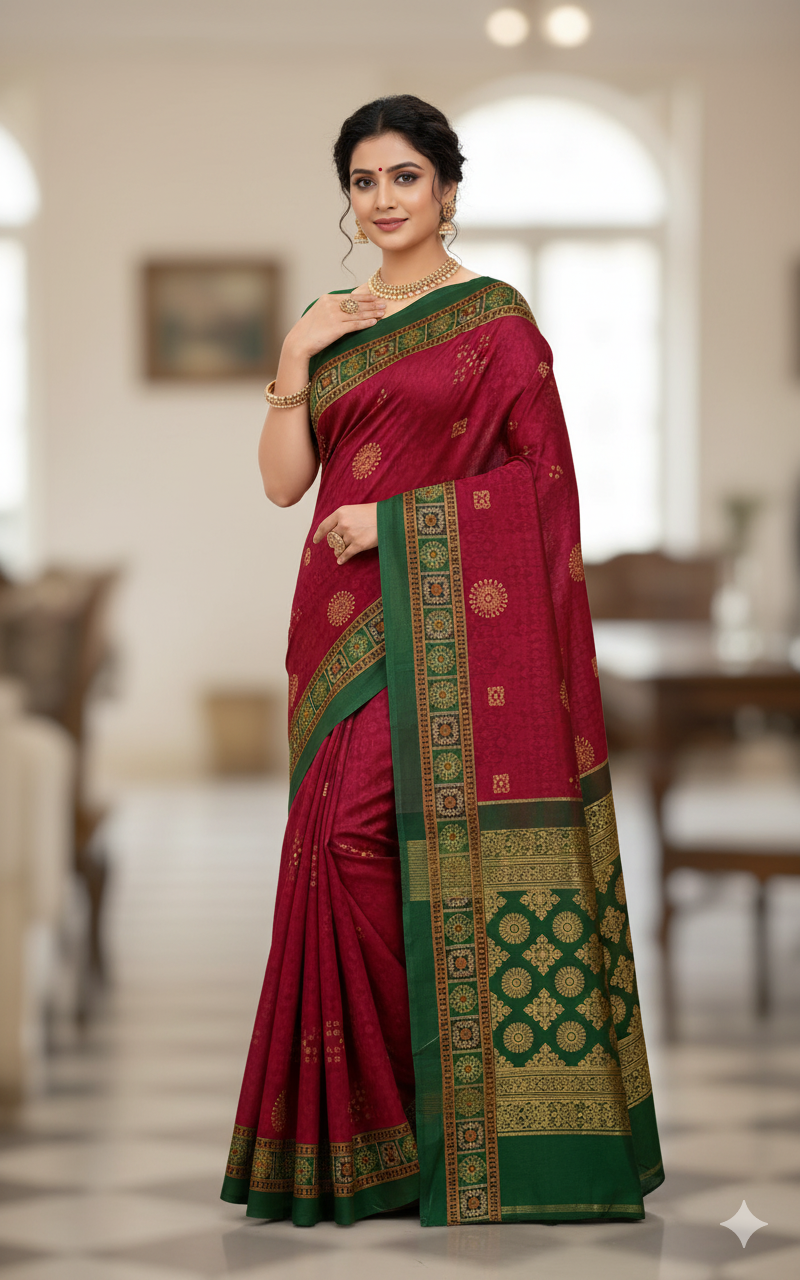 Elegant Handwoven Cotton Saree  Collection