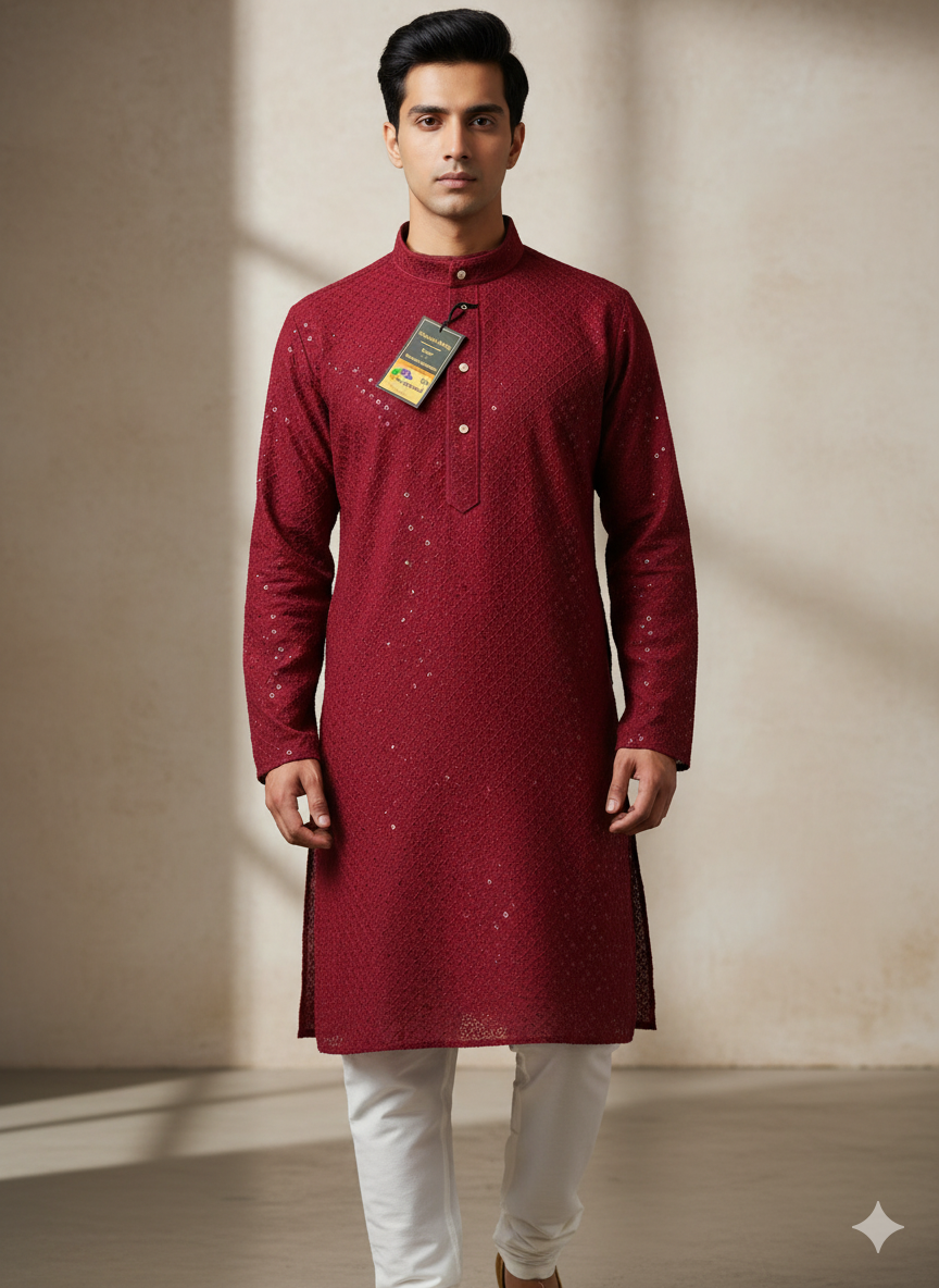 Men’s Stylish Cotton Kurta – Juss Apparels