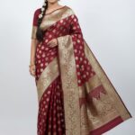 Elegant Banarasi Bridal Saree -Juss Apparels