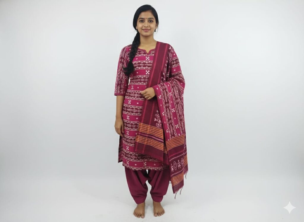 Sambalpuri Kurti Set | Premium Handloom