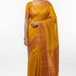 Bangalore Silk Saree-Elegant Pure Silk Saree