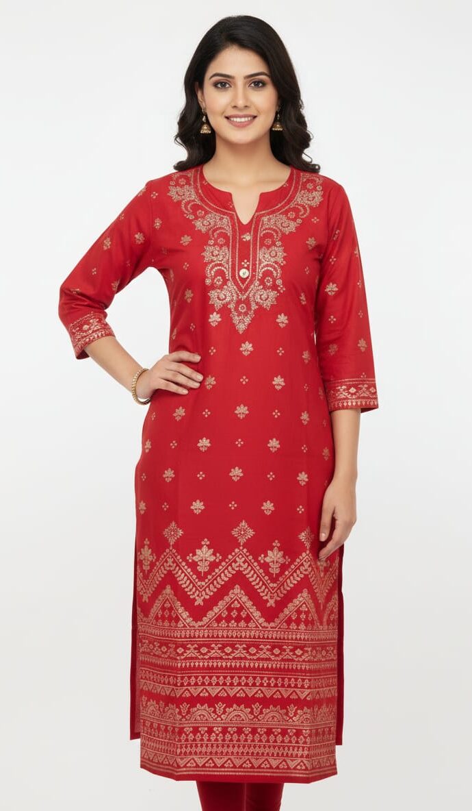 KURTI JK134 – Elegant Women’s Ethnic Kurti