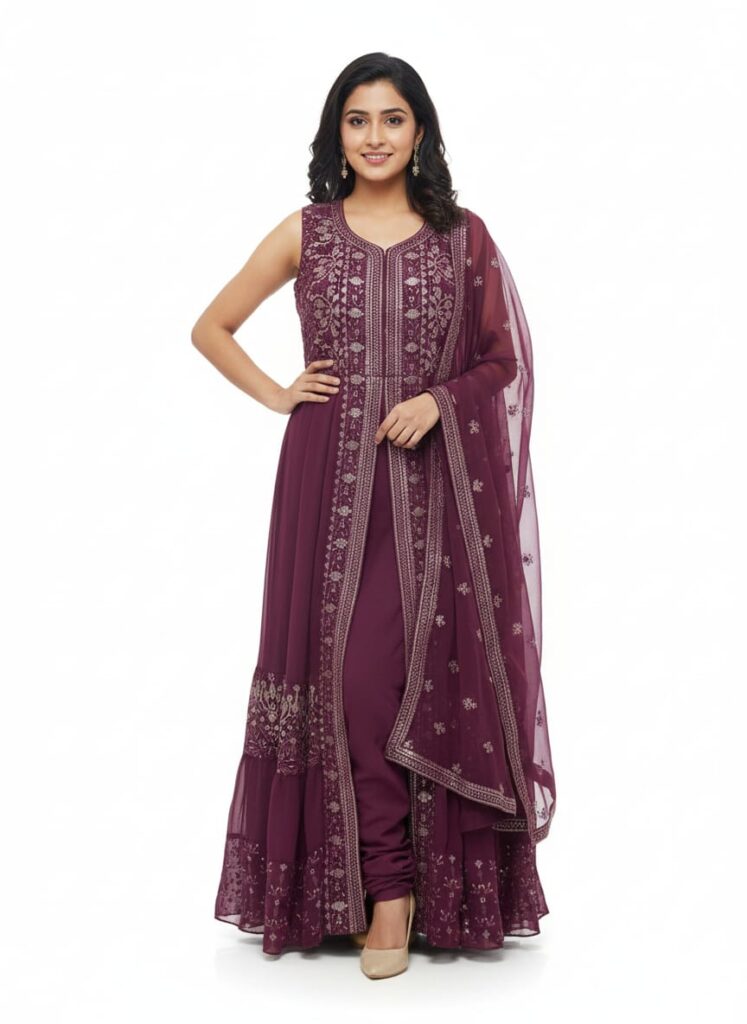 JGWN41 Elegant Designer Party Wear Gown