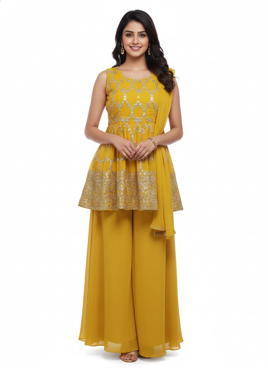 PLAZO SET JPJS70 | Juss Apparels Official