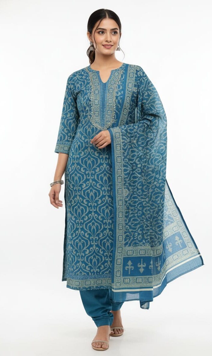 COTTON KURTI SET JKS840 by Juss Apparels