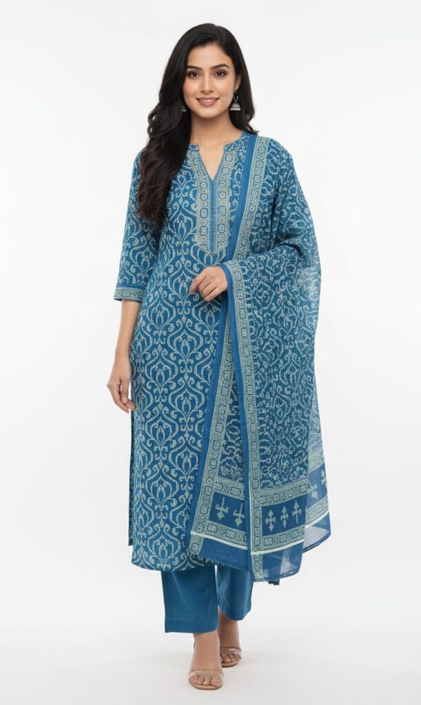 COTTON KURTI SET JKS843 by Juss Apparels