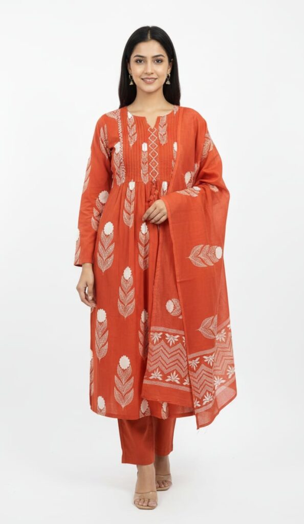 Cotton Kurti Set JKS832 by Juss Apparels