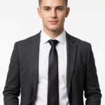 Premium Classic Black Slim Tie for Men | Formal Office & Wedding Wear | Juss Apparels JTIE1