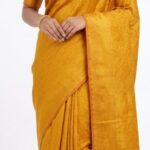 Premium Bangalore Silk Saree in Mustard Gold with Self Woven Design | Elegant Festive & Traditional Wear Saree