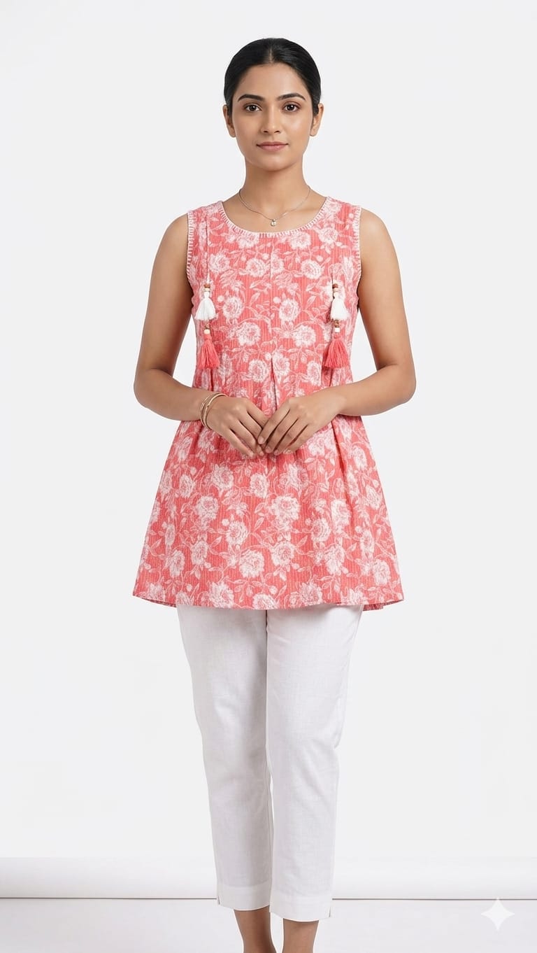 SHORT KURTI (JASTK2) GIRLS SHORT KURTI