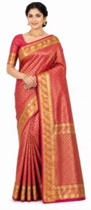 Elegant traditional ethnic wear Bangalore silk saree (JBS6)