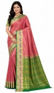 Soft & comfortable  fabric party and wedding wear Bangalore silk  saree (JBS5)