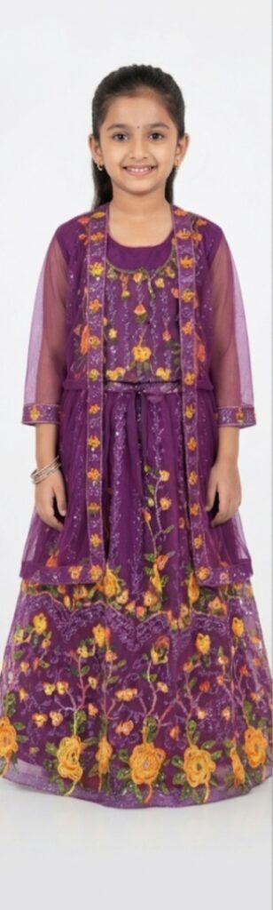 KIDS LEHENGA (JKDLG5)GIRLS LEHENGA