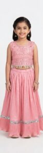 KIDS LEHENGA(JKDL19)KIDS LEHENGA NET FABRIC