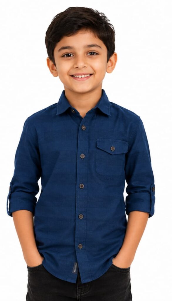 KIDS BOYS SHIRT (JAKBS6)BOYS SHIRT PREMIUM FABRIC