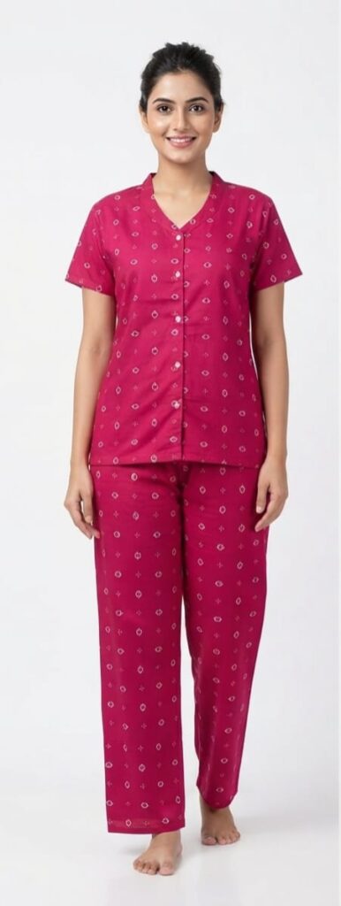 NIGHTY SUIT (JN165) SOFT &COMFORTABLE FABRIC