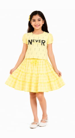 KIDS SKIRT SET (JAKSKRT8) PREMIUM QUALITY