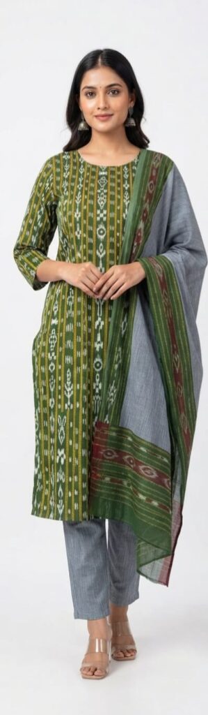 ELEGANT ETHNIC SMBL  KURTI SET SOFT AND COMFORTABLE FABRIC(JKS810)