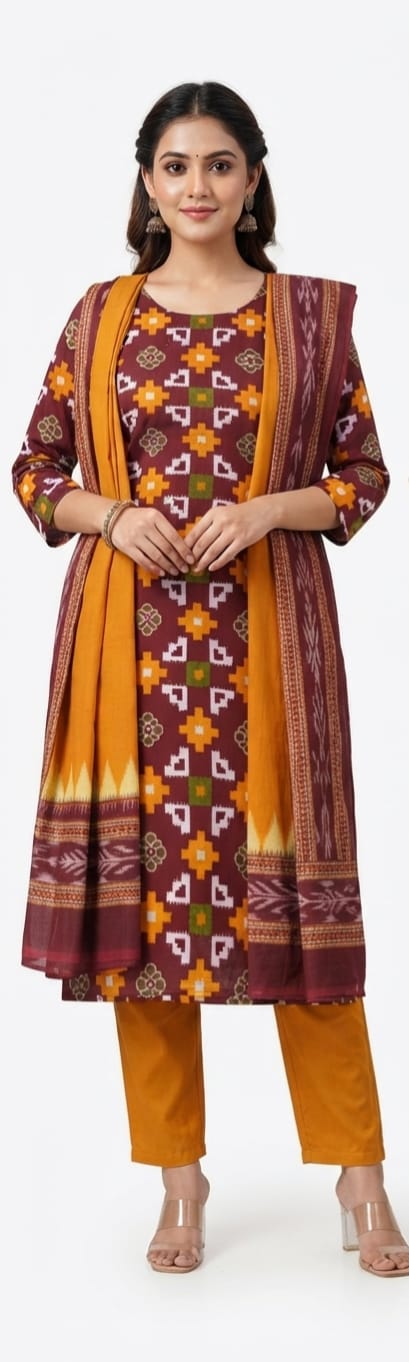 ETHNIC TRADITIONAL WEAR KURTI SET (JKS809)