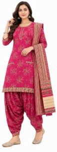 PATIYALA SET ETHNIC WEAR SOFT AND COMFORTABLE FABRIC(JPTLASET3)