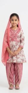 PREMIUM ETHNIC WEAR  KIDS PATIYALA SET (JKDSPLTS17)