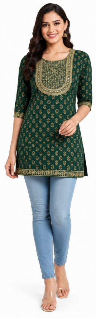 STYLISH COMFORT WEAR ONLY KURTI (JK121)