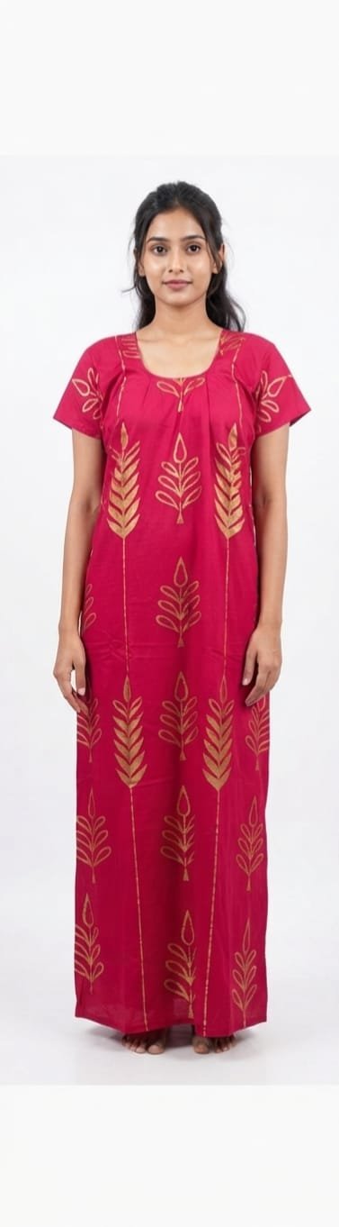 WOMEN  SOFT COMFORTBLE FABRIC NIGHTY (JN42)