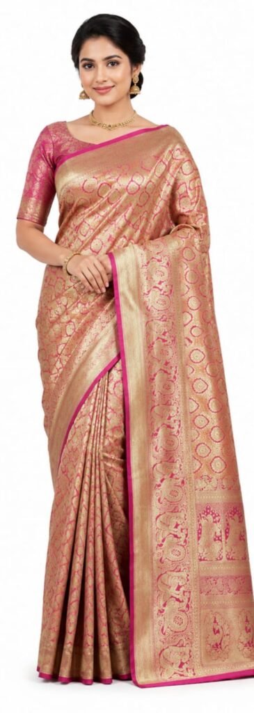 BANGALORE SILK SAREE ETHNIC WEAR PARTY AND WEDDING WEAR (JBS4)