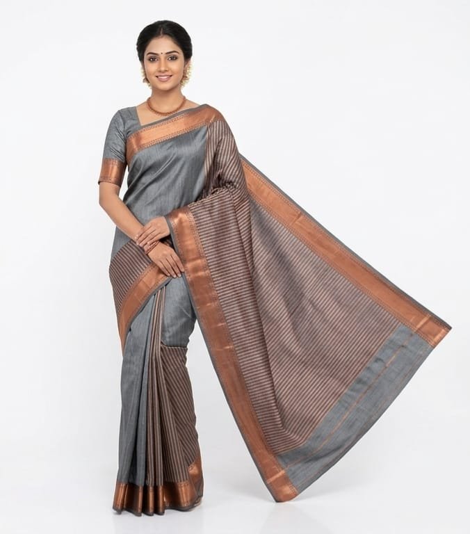 BANGALORE SILK SAREE STYLISH AND COMFORTABLE FABRI ETHNIC WEAR (JBS118)