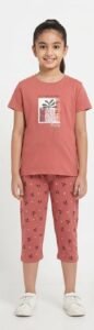 GIRLS CAPRI SET STYLISH COMFORTABLE FABRIC (JAGCS17)