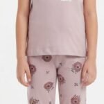 GIRLS CAPRI SET STYLISH AND COMFORTABLE AND EVERYDAY  WEAR (JAGCS4)