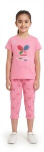 GIRLS CAPRI SET SOFT AND COMFORTALE FABRIC (JAGCS9)